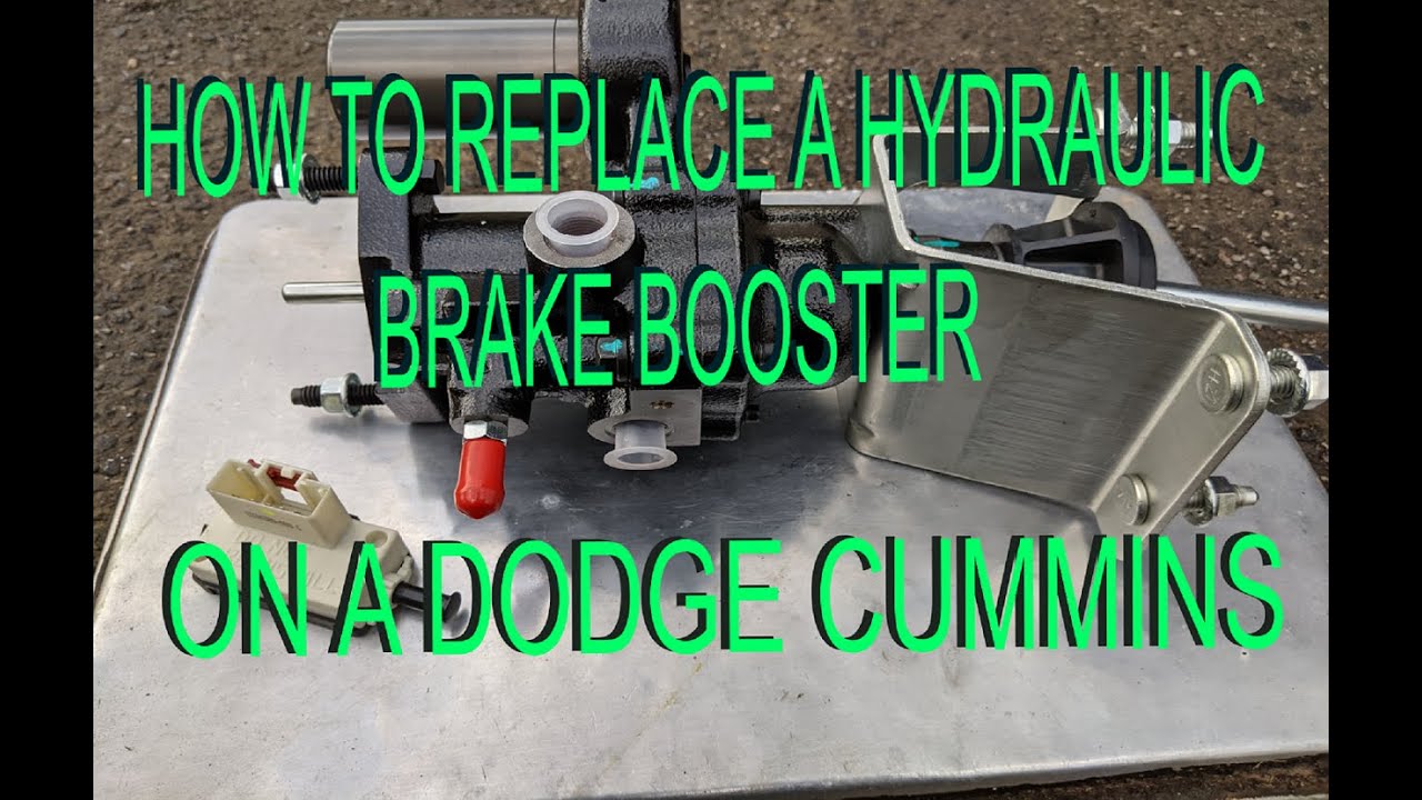 Hydraulic Brake Booster Replacement Dodge Cummins