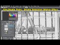 Clip Studio Paint : stroke selection sketch effect tutorial