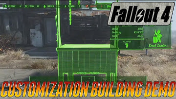 Fallout 4 - Building & Customization - Official Gameplay Demo #4 E3 2015