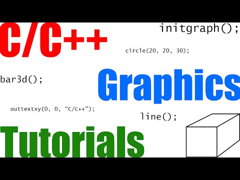C/C++ Graphics Tutorial 18 | Floodfill | How to Fill Color Inside Shapes