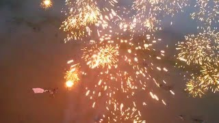 Holy Stone F180C Flight in Fireworks