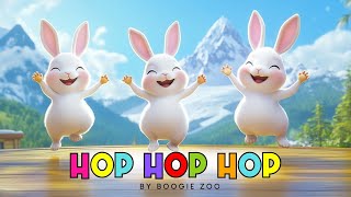 Hop Hop Hop! | Bunny Dance Song for Kids 🐇 | Fun Ukulele Music & Xylophone Beat | Boogie Zoo
