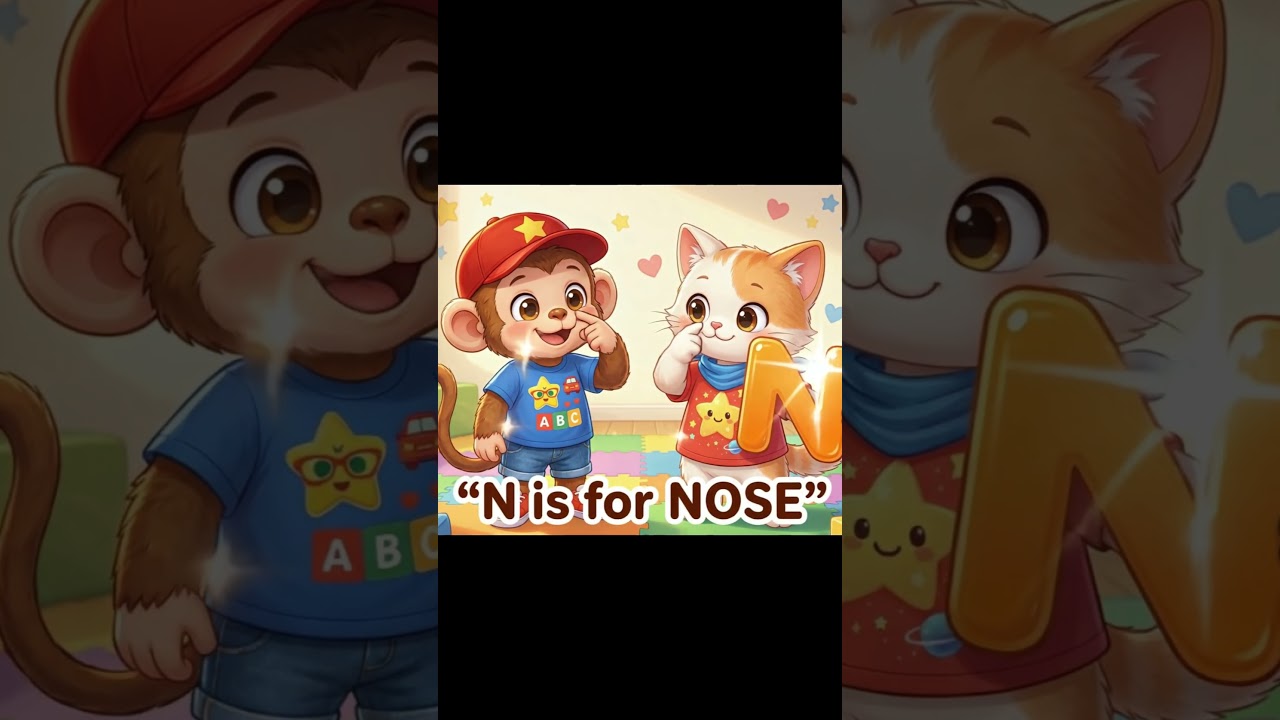 Learn ABC 🐒🐱| Alphabet Fun for Kids 