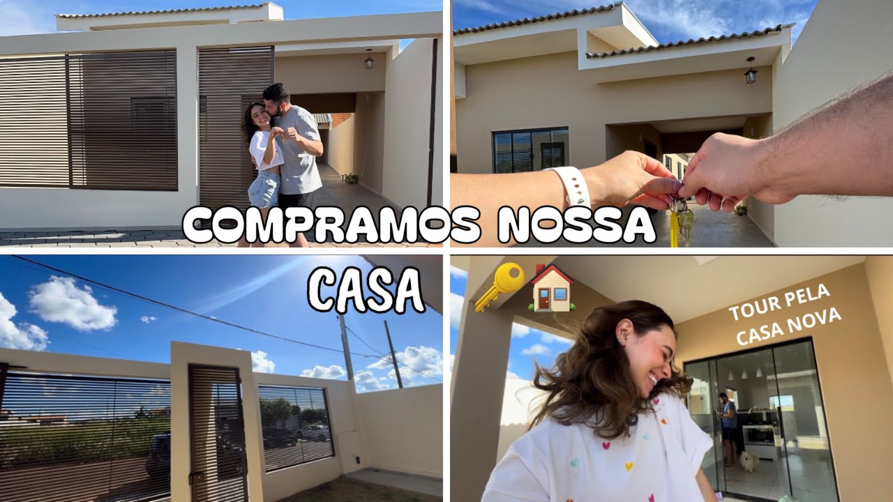COMPRAMOS NOSSA CASA PRÓPRIA | tour pela casa nova 🔑🏠💖