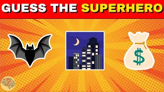 GUESS THE SUPERHERO BY EMOJI - EMOJI QUIZ - SUPERHERO QUIZ