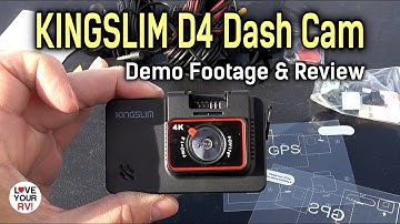 KINGSLIM D4 Dual Dash Cam -  Demo Footage & Review