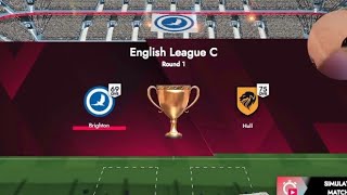 Brighton vs Hull City | English League C Round 1 | FC Mobile Simulation Match 🔥 | Who Will Win?