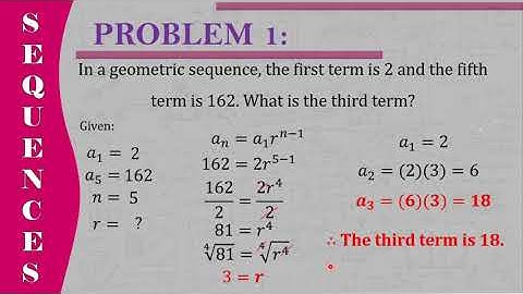 Word Problems Involving Geometric Sequence