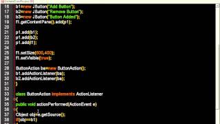 Celebrity ContainerListener Interface || Event Listener || Java Swing Tutorial Wealth