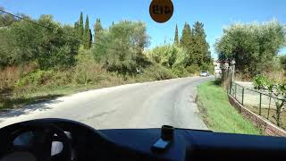 Roads of Corfu/ Дороги на севере Корфу 2019