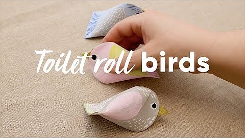 Panduro DIY Toilet Roll Birds