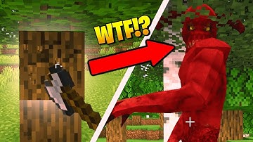 Minecraft, But Mining Blocks Spawns MODDED Mobs