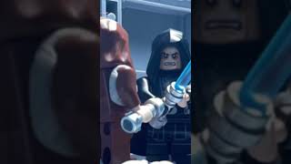 Anakin Skywalker Lightsaber Fight Test | Lego Star Wars Stop Motion Short