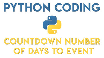 Python Tutorial - Countdown Days to An Event