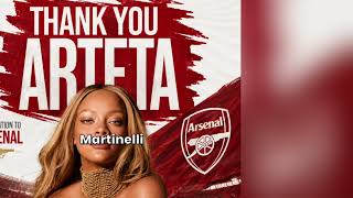 Rihanna - Thank You Arteta ( Lyric Video ) A dedication to Arsenal