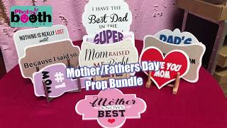 Mother & Father’s day photo booth Prop Signs made of pvc material to last longer screenshot 3