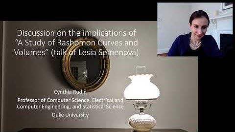 Discussion on the implications of "A Study of Rashomon Curves and Volumes (talk of Lesia Semenova).
