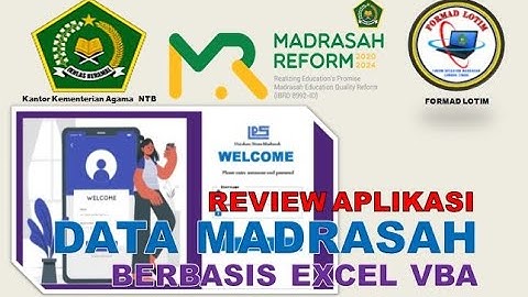 REVIEW APLIKASI DATA MADRASAH BERBASIS EXCEL VBA
