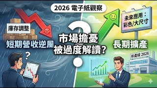 2026 E-Paper Observation: When short-term revenue headwinds collide with long-term capacity expan...