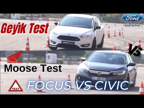Focus mk3.5 VS Civic RS Fc5 Geyik testi-Moose test-Yol tutuş Viraj sürüş test- inceleme review