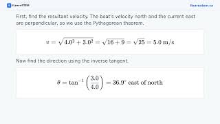 SPH4U-B2.2 · Projectile and Relative Motion Vector Problems