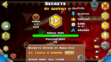 [2.2] Secrets - by AceVict - Eqme Geometry Dash