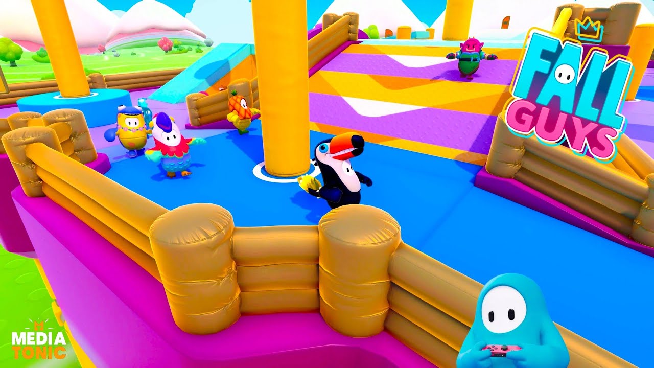 Fall Guys. • Solo's Show win. • Royal Fumble final. • Grab the tail near the end and win. • 🚹🪶🎉👑