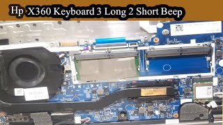 Hp pavilion X360 10th Gen Caps lock led 3 long 2 short  beep fix in urdu ,Hindi