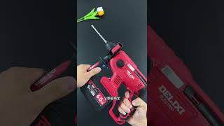 PARTll2089#Delixi High-Power Brushless Lithium Hammer Drill, Three-in-One High-Power Concrete