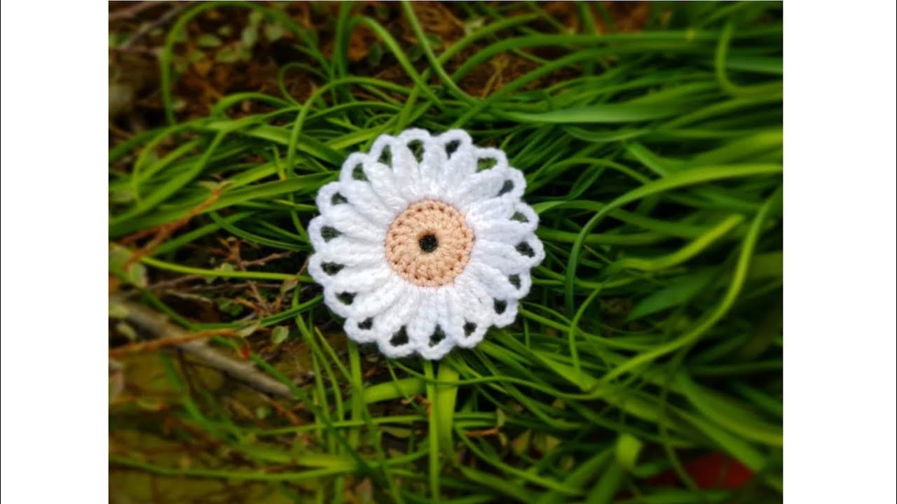 TUTORIAL:Fiore ad uncinetto/Fiore componibile ad uncinetto/Fiore facile ad uncinetto passo passo!