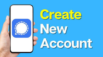 How to create and setup signal account