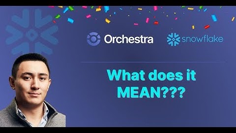 The Ultimate Orchestrator for Snowflake | Orchestra joins the Snowflake Partner Network #Snowflake