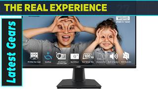 msi PRO MP275Q 27 Inch WQHD Office Monitor Best Value 144Hz Productivity Display