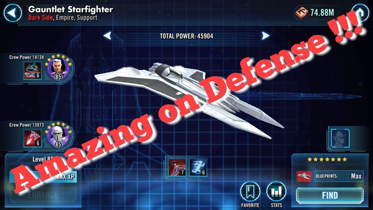 Gauntlet Starfighter In Depth Review star wars galaxy of heroes swgoh