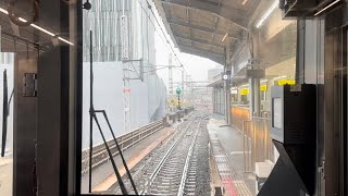 大阪環状線323系普通列車大阪駅〜野田駅間前面展望2023年3月26日(日)8時20分頃