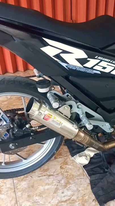 Cek sound knalpot/silincer CLD Monster Saringan Full di Fu Injeksi Fufi #cldracing #satriafu