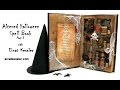 Halloween Altered Spell Book - part 2 with a COMPLEMENTARY INVENTORY TAG