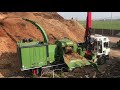 PTH 1400/1000 Pezzolato drum wood chipper, CATERPILLAR C27 1050 Hp engine, during testing