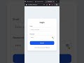 How to Add Show/Hide Password in React (Simple Trick) 🔥| #coding #password #webdevelopment #shorts
