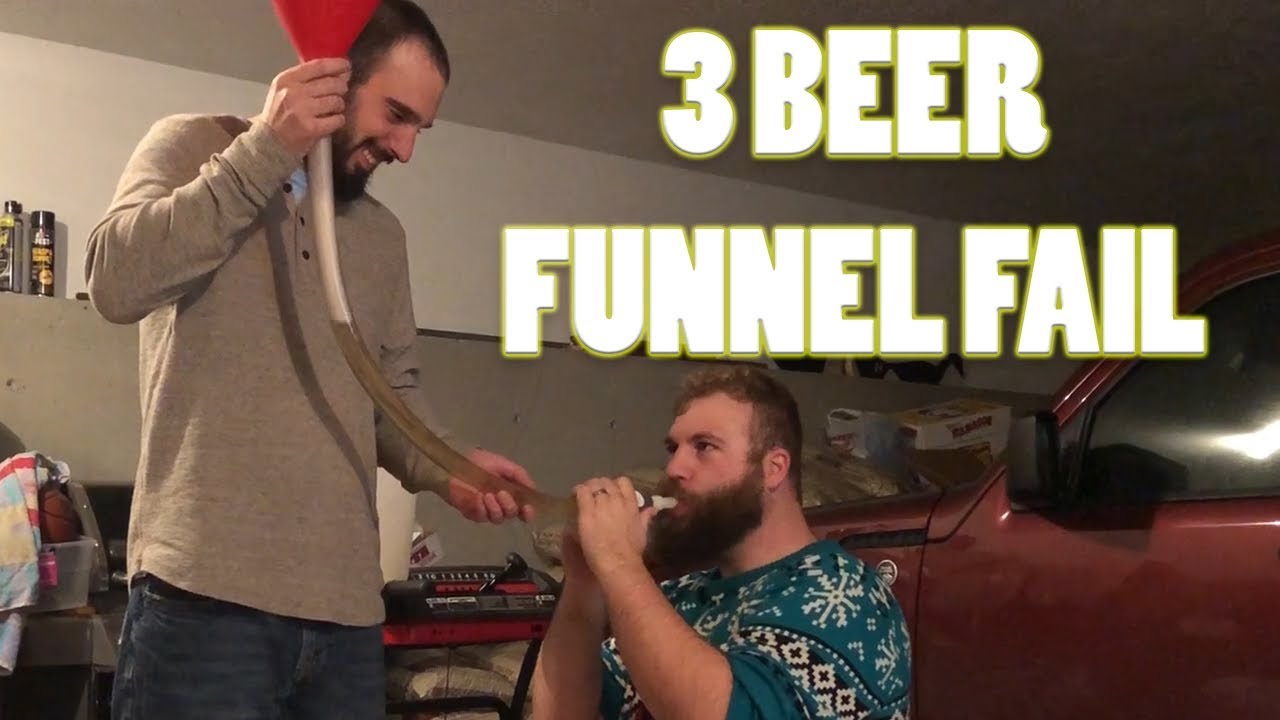 3 BEER FUNNEL FAIL YouTube