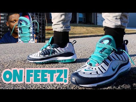 air max 98 tidal wave on feet