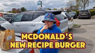 McDonald's new recipe burgers and all new rolls. Are they any good!!?? #mcdonalds #burger 🍔