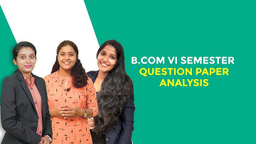 B.Com Previous Year Question Paper Analysis 6th Sem  | Highlights  - Finprov Learning