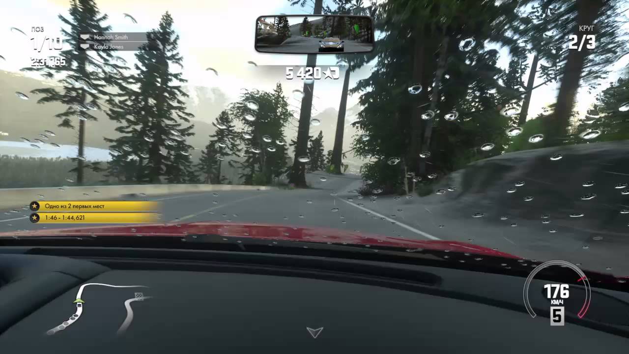 DRIVECLUB™ PS4 геймплей - дождь