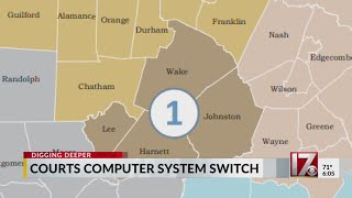 NC courts computer switch