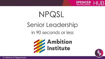 NPQSL in 90 seconds or less