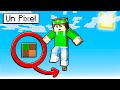 MINECRAFT MA SONO SU UN PIXEL!