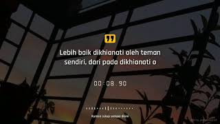 STORY WA KEREN SEDIH SUDAHLAH JANGAN MENANGIS LAGI (IRWANSYAH-CAMELIA)