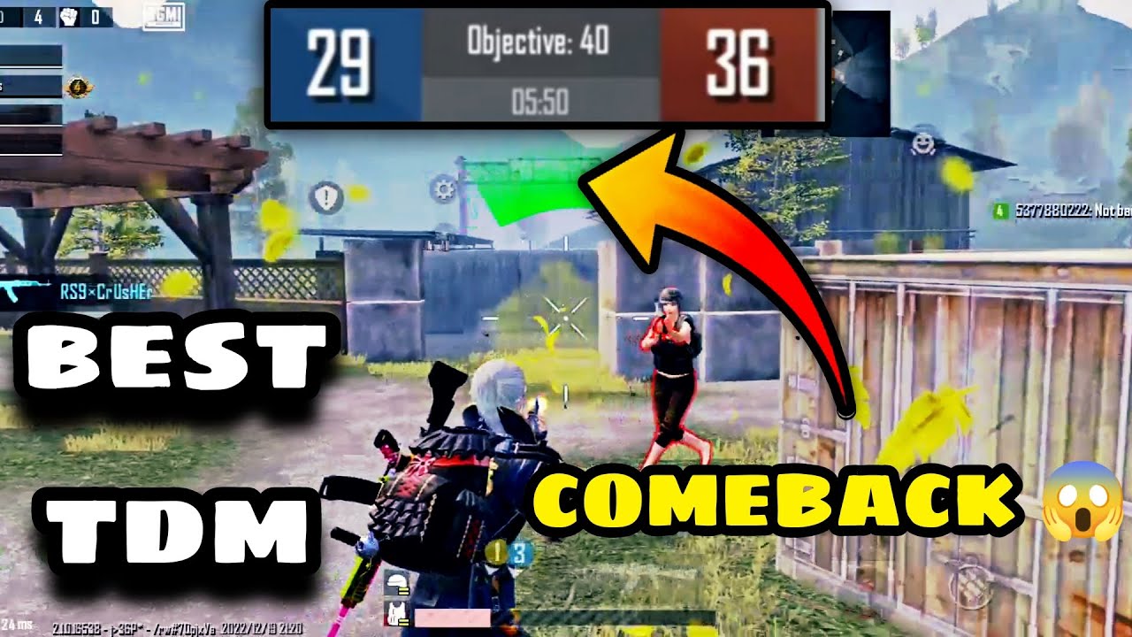 most intense tdm match 🥶 I best COMEBACK 😱 I full tdm I BGMI - YouTube