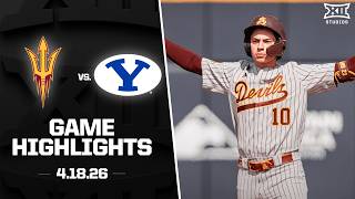Arizona State Vs. Byu Highlights 4.18.26 2026 Big 12 Baseball
